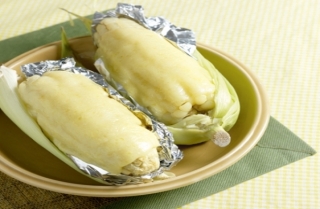 Choclos con queso mantecoso